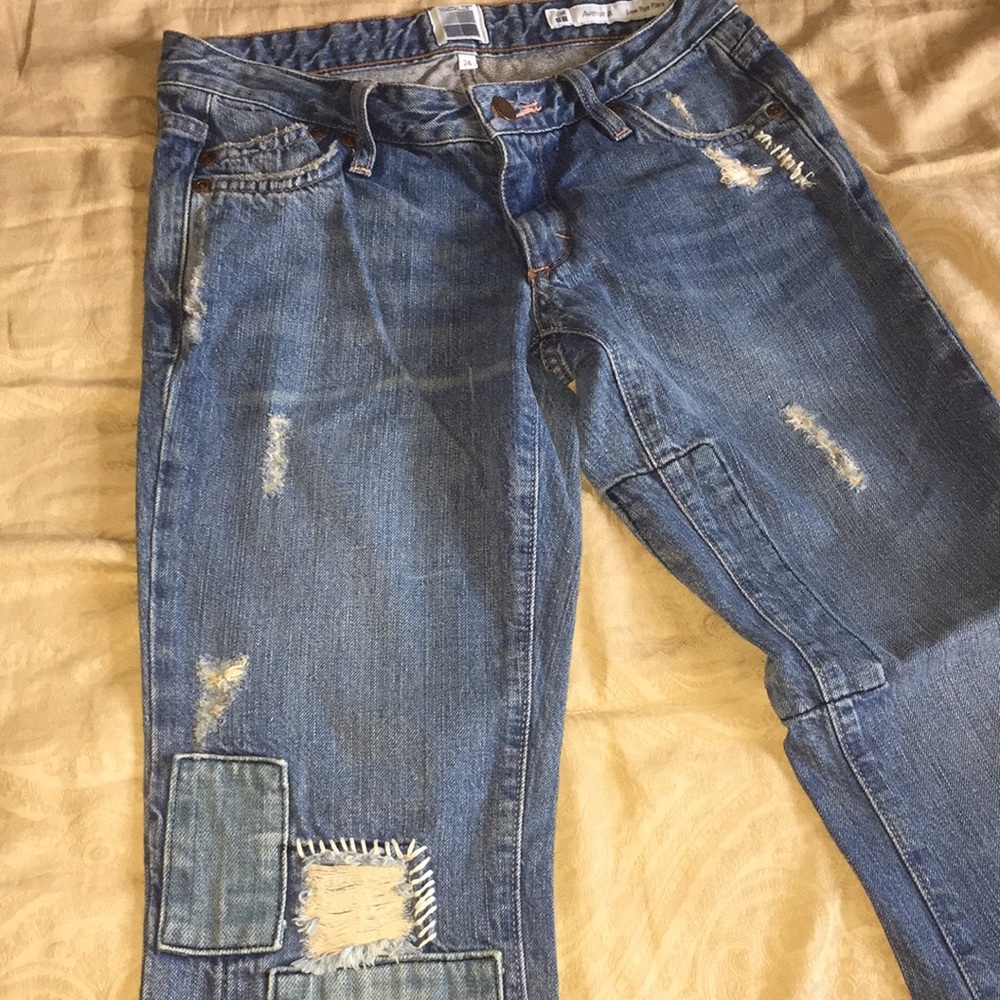 Salt works jeans Low rise flare size 24